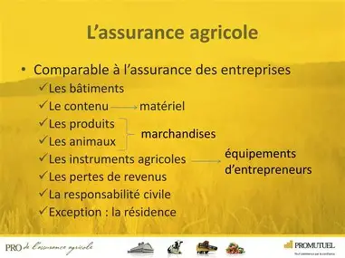 Assurance agricole et Indicielle ACTU7009