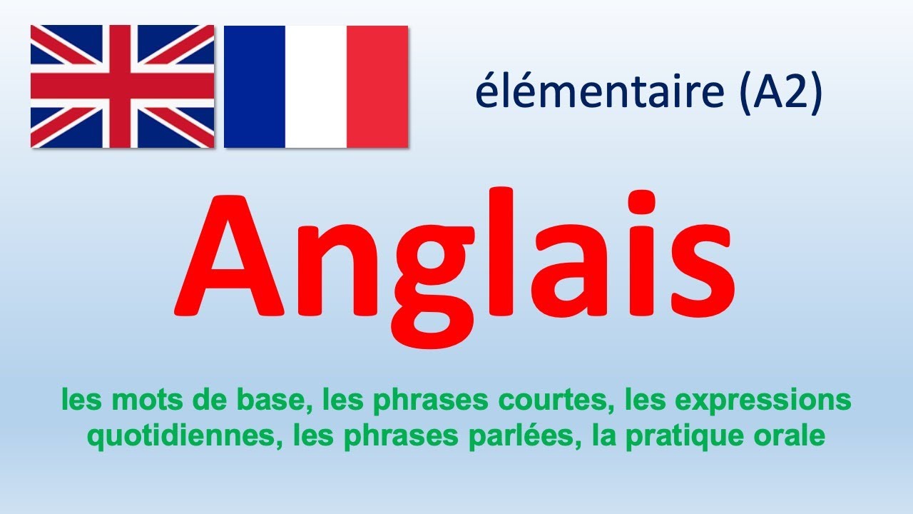 Anglais niveau 3 ANG1003